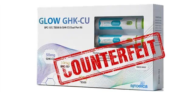 Counterfeit packaging example